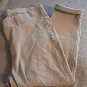Khaki capris